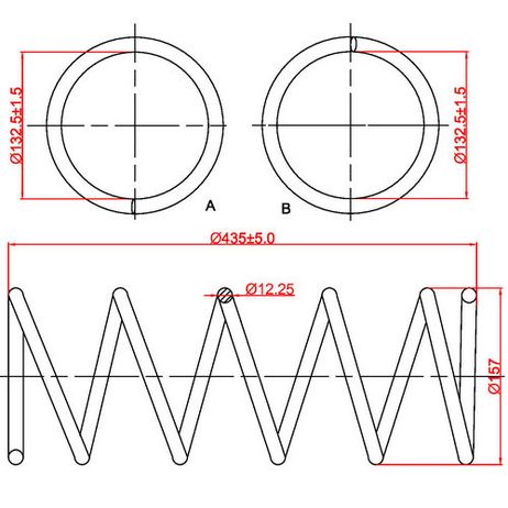 ZIKMAR Z48122R Пружина подвески передней Citroen Berlingo (m49), Xsara Picasso, L435-D157-t12,25
