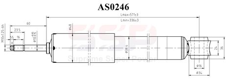 фото SSP AS0246 Амортизатор SSP AS0246 Амортизатор