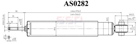 SSP AS0282 Амортизатор