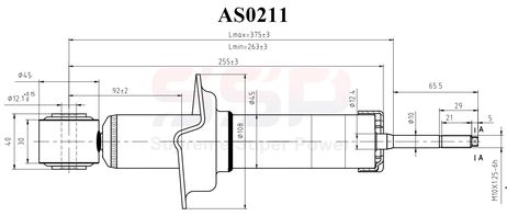 SSP AS0211 Стойка амортизационная