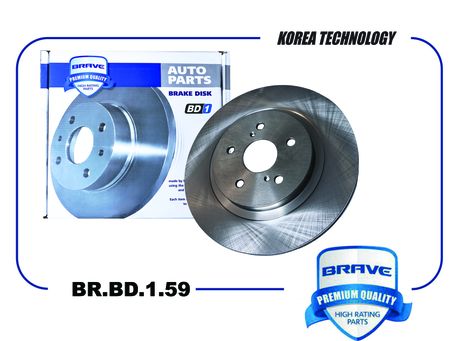 фото Brave BR.BD.1.59 Диск тормозной передний Brave BR.BD.1.59 Диск тормозной передний