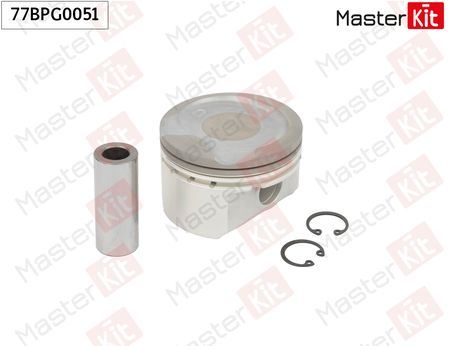 фото Master KiT 77BPG0051 Поршень с пальцем (без колец) (1шт) (0,25) Master KiT 77BPG0051 Поршень с пальцем (без колец) (1шт) (0,25)