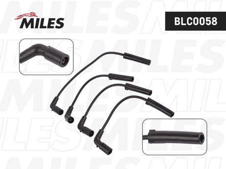 Miles BLC0058 Высоковольтные провода зажигания ГАЗ типа «Волга», «Газель», «Соболь», «Баргузин» с инжекторными двигателями 4216 (Евро 4). ДО сентября 2011