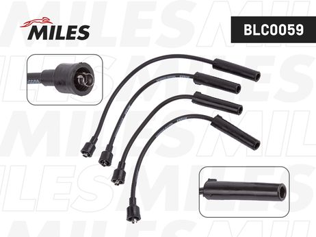 Miles BLC0059 Высоковольтные провода зажигания ГАЗ типа «Волга», «Газель», «Соболь», «Баргузин» с инжекторными двигателями УМЗ (Евро 3).