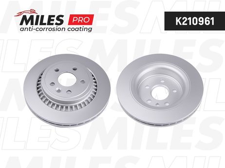 Miles K210961 Диск тормозной volvo xc60 08- задний с покрытием