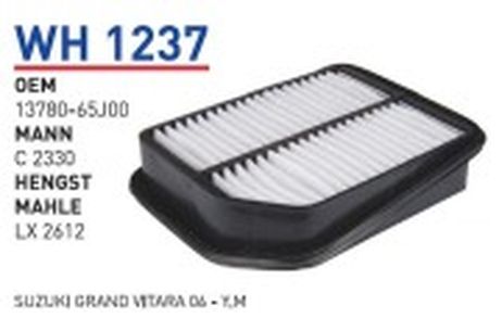Wunder WH1237 Фильтр воздушный suzuki Grand Vitara 2005-> filter