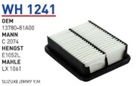 фото Wunder WH1241 Фильтр воздушный Suzuki Jimny filter Wunder WH1241 Фильтр воздушный Suzuki Jimny filter