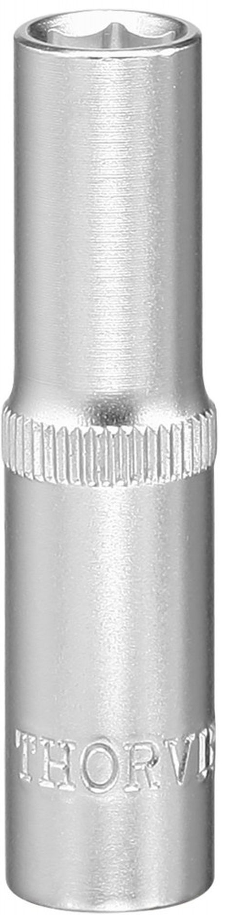 фото Thorvik S11S21070 Головка торцевая глубокая 1/4 DR, 7 мм Thorvik S11S21070 Головка торцевая глубокая 1/4 DR, 7 мм