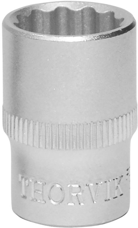 фото Thorvik S11S12130 Головка торцевая 12-гранная1/4 DR, 13 мм Thorvik S11S12130 Головка торцевая 12-гранная1/4 DR, 13 мм