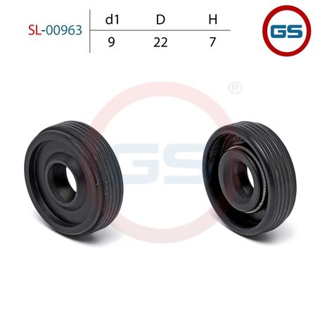 фото GS SL-00963 Сальник рулевой рейки 9*22*7 (1pm) GS SL-00963 Сальник рулевой рейки 9*22*7 (1pm)
