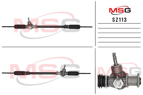 фото MSG SZ113 Рулевая рейка без ГУР новая Subaru Justy III 2003-, Suzuki Ignis II 2003-, Suzuki Wagon R+ 2000- MSG SZ113 Рулевая рейка без ГУР новая Subaru Justy III 2003-, Suzuki Ignis II 2003-, Suzuki Wagon R+ 2000-