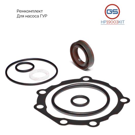 фото GS HP19003KIT Ремкомплект насоса ГУР Fiat Ducato (250) 2006-, Iveco Daily 2006- GS HP19003KIT Ремкомплект насоса ГУР Fiat Ducato (250) 2006-, Iveco Daily 2006-