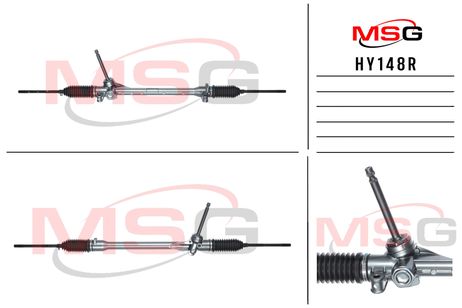 фото MSG Rebuilding HY148R Рулевая рейка без ГУР восстановленная Hyundai i10 2019- MSG Rebuilding HY148R Рулевая рейка без ГУР восстановленная Hyundai i10 2019-