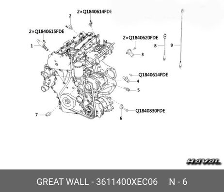 фото Haval/GWM 3611400XEC06 Датчик кислорода (лямбда-зонд) 3 Haval/GWM 3611400XEC06 Датчик кислорода (лямбда-зонд) 3