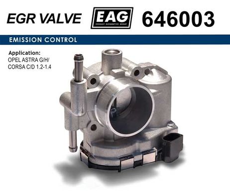 фото EAG 646003 Дроссельная заслонка EAG 646003 Дроссельная заслонка