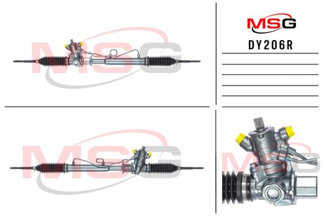 MSG Rebuilding DY206R Рулевая рейка с ГУР восстановленная Daihatsu Charade 1993-2000, Daihatsu Gran Move 1996-2002