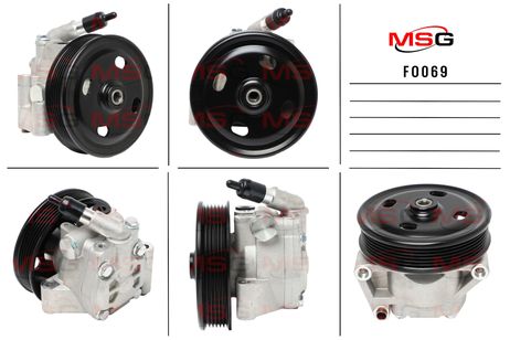 MSG FO069 Насос ГУР новый Ford   2006-, Ford Mondeo 2007-2014, Ford S-Max 2006-