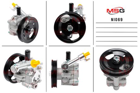 MSG NI069 Насос ГУР новый Nissan Quest (v42) 2003-2009, Nissan Altima 2002-2005, Nissan Maxima A34 2004-