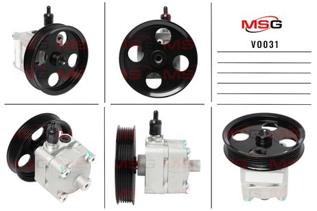 MSG VO031 Насос ГУР новый Volvo xc90 2002-, Volvo xc70 / xc70 Cross Country 1997-, Volvo V70 II 2000-, Vol