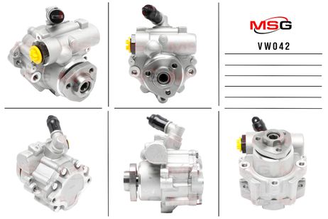 MSG VW042 Насос ГУР новый VW Transporter T4 (70xa, 70xd, 70xb, 70xc, 70db, 70dw) 1990-2003