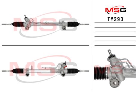 фото MSG TY293 Рулевая рейка c ГУР новая Toyota Hiace VII 2019- MSG TY293 Рулевая рейка c ГУР новая Toyota Hiace VII 2019-