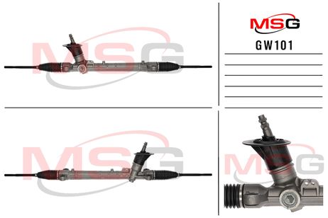 MSG GW101 Рулевая рейка без ГУР новая Haval F7 / F7x 2019-, Haval H6 Coupe 2015-