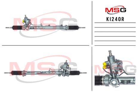 MSG Rebuilding KI240R Рулевая рейка с ГУР восстановленная KIA Opirus 2006-
