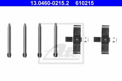 фото ATE 13.0460-0215.2 Втулка направляющая тормозного суппорта ATE 13.0460-0215.2 Втулка направляющая тормозного суппорта