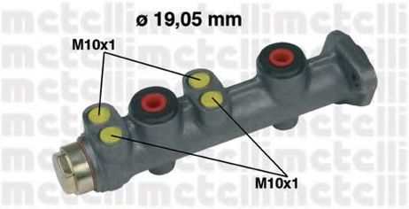 фото Metelli 05-0150 Главный тормозной цилиндр Metelli 05-0150 Главный тормозной цилиндр