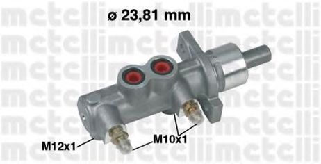 фото Metelli 05-0165 Главный тормозной цилиндр Metelli 05-0165 Главный тормозной цилиндр