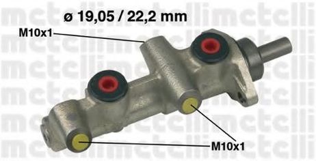фото Metelli 05-0197 Главный тормозной цилиндр Metelli 05-0197 Главный тормозной цилиндр
