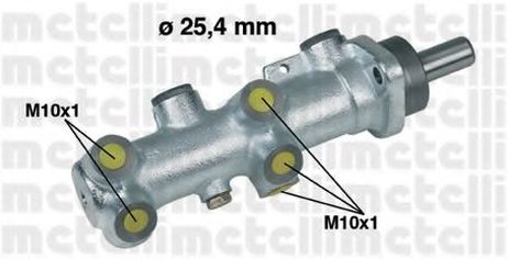 фото Metelli 05-0239 Главный тормозной цилиндр Metelli 05-0239 Главный тормозной цилиндр