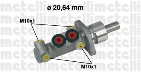 фото Metelli 05-0277 Главный тормозной цилиндр Metelli 05-0277 Главный тормозной цилиндр