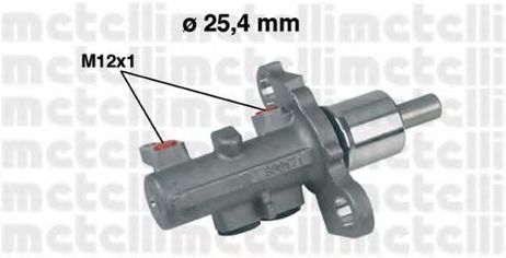 фото Metelli 05-0402 Главный тормозной цилиндр Metelli 05-0402 Главный тормозной цилиндр
