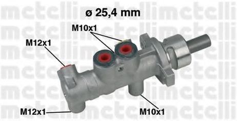 фото Metelli 05-0415 Главный тормозной цилиндр Metelli 05-0415 Главный тормозной цилиндр