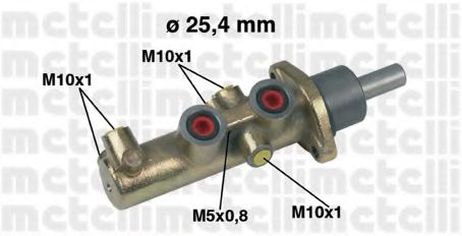 фото Metelli 05-0446 Главный тормозной цилиндр Metelli 05-0446 Главный тормозной цилиндр