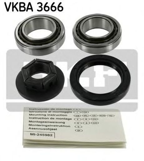 фото SKF VKBA 3666 Комплект подшипника ступицы колеса | зад | SKF VKBA 3666 Комплект подшипника ступицы колеса | зад |