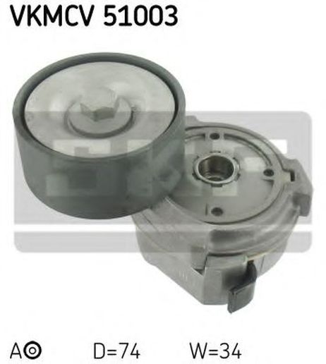 фото SKF VKMCV 51003 Ролик натяжной SKF VKMCV 51003 Ролик натяжной