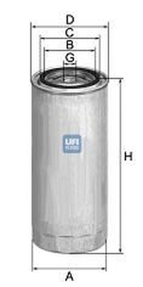 фото Ufi 24.344.00 Фильтр топливный Ufi 24.344.00 Фильтр топливный