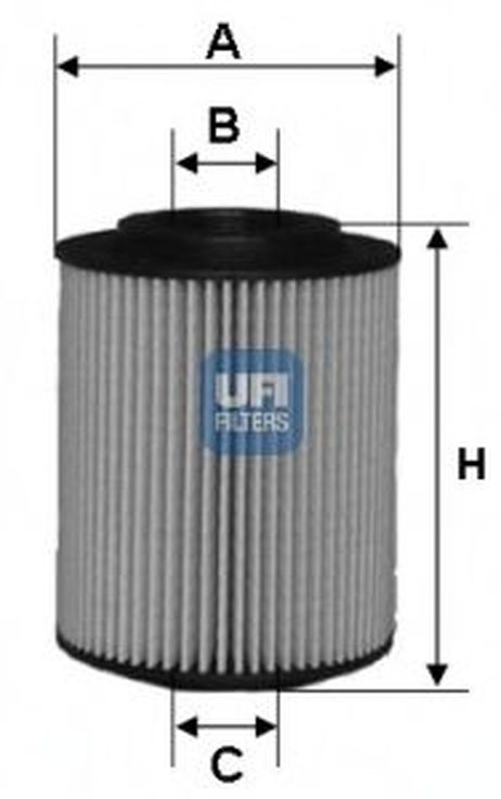 фото Ufi 25.028.00 Фильтр масляный Ufi 25.028.00 Фильтр масляный