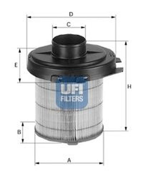 фото Ufi 27.845.02 Фильтр воздушный Ufi 27.845.02 Фильтр воздушный