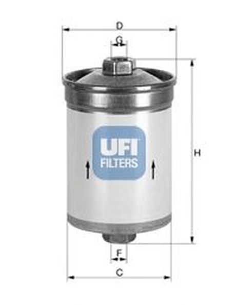 фото Ufi 31.502.00 Фильтр топливный Ufi 31.502.00 Фильтр топливный