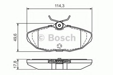 фото Bosch 0 986 424 702 Колодки тормозные дисковые | зад | Bosch 0 986 424 702 Колодки тормозные дисковые | зад |