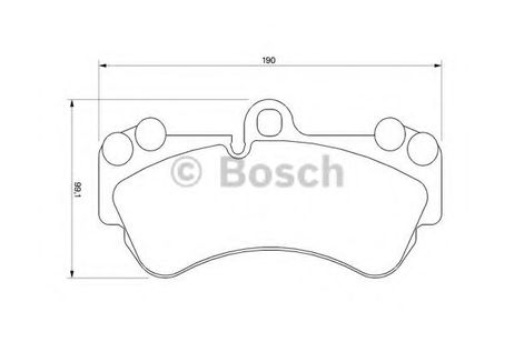 фото Bosch 0 986 424 740 Колодки тормозные дисковые | перед | Bosch 0 986 424 740 Колодки тормозные дисковые | перед |