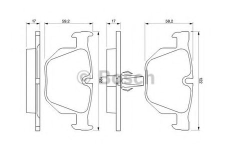 фото Bosch 0 986 424 766 Колодки тормозные дисковые | зад | Bosch 0 986 424 766 Колодки тормозные дисковые | зад |