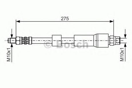 фото Bosch 1 987 476 174 Шланг тормозной | зад прав/лев | Bosch 1 987 476 174 Шланг тормозной | зад прав/лев |