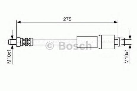 фото Bosch 1 987 476 649 Шланг тормозной | зад прав/лев | Bosch 1 987 476 649 Шланг тормозной | зад прав/лев |