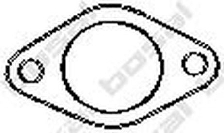 фото Bosal 256-556 Кольцо монтажное уплотнительное выхлопной системы Bosal 256-556 Кольцо монтажное уплотнительное выхлопной системы