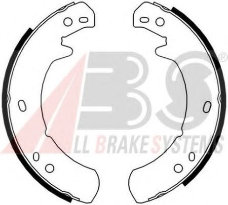 фото ABS 8955 Колодки тормозные барабанные ABS 8955 Колодки тормозные барабанные