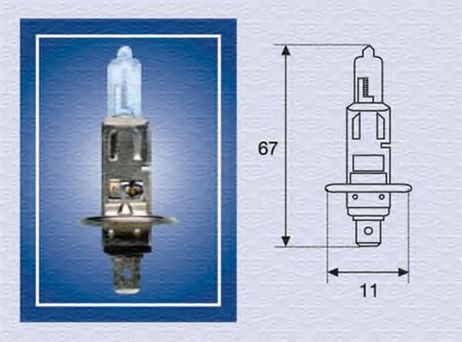 фото Magneti Marelli 002552100000 Лампа 24V H1 70W HCV Magneti Marelli 002552100000 Лампа 24V H1 70W HCV